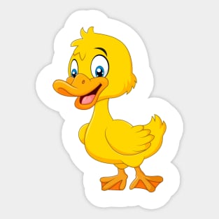 funny duck Sticker